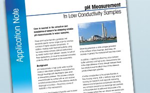 pH Measurement in Low Conductivity Samples
